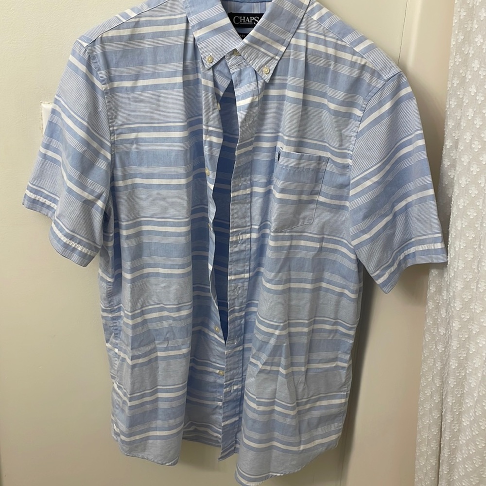 Chaps Easy Care short sleeve button down